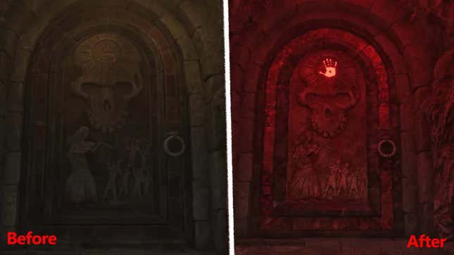 Image for article titled A Creepy, Lore-Breaking Door In The Oblivion Remaster Has Finally Been Fixed