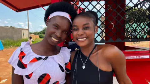 Portrait of Zambian women Tumba and Lucy Machayi
