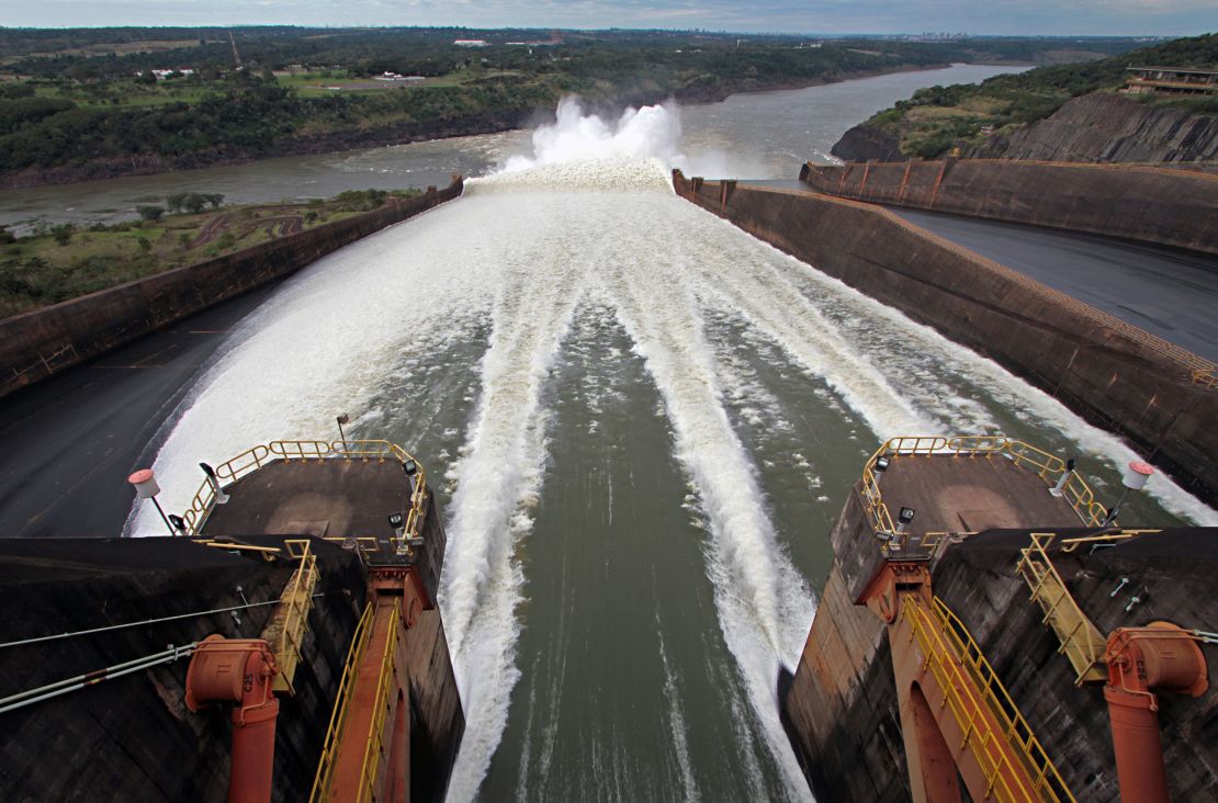 Itaipu hydroelectric plant on the Brazil-Paraguay border on July 13, 2015.