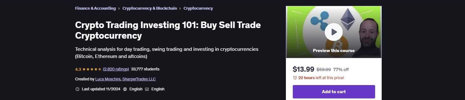 YT Udemy Crypto Trading Investing 101