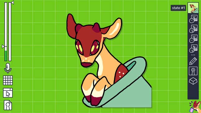 veadotube mini, a popular PNGTuber program