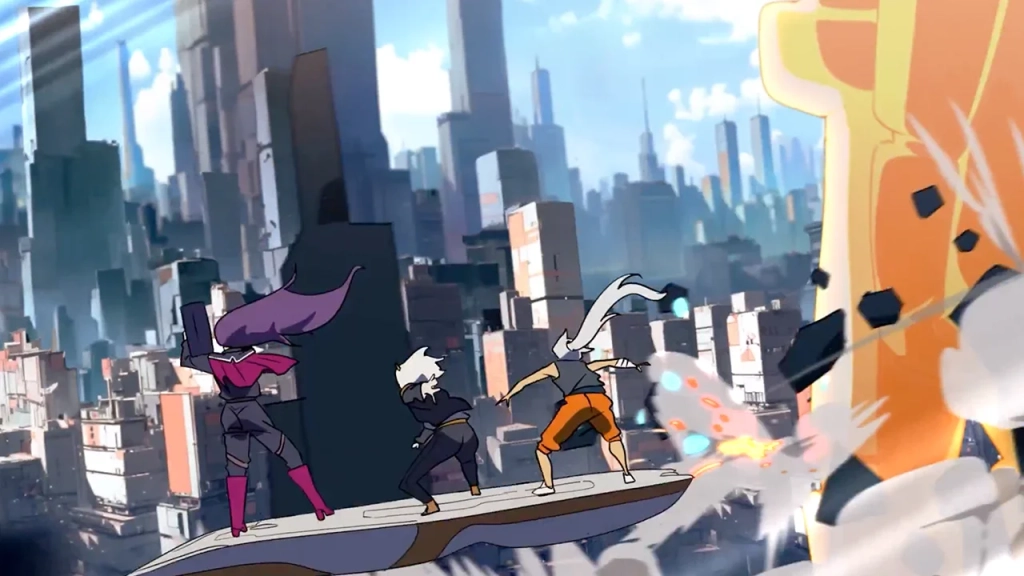 Finalbosu Anime Cityscape