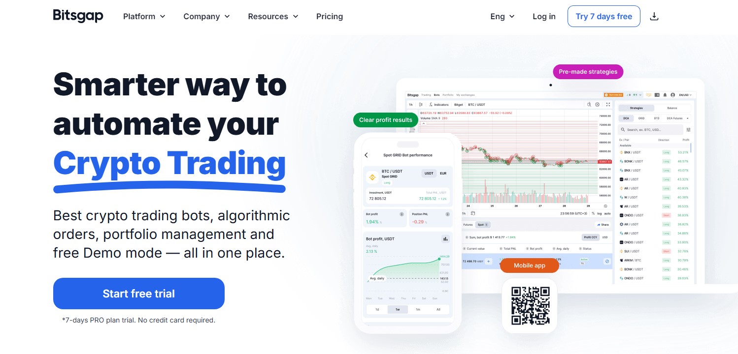 Bitsgap AI Crypto Trading