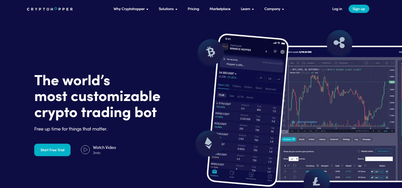 CryptoHopper AI Crypto Trading