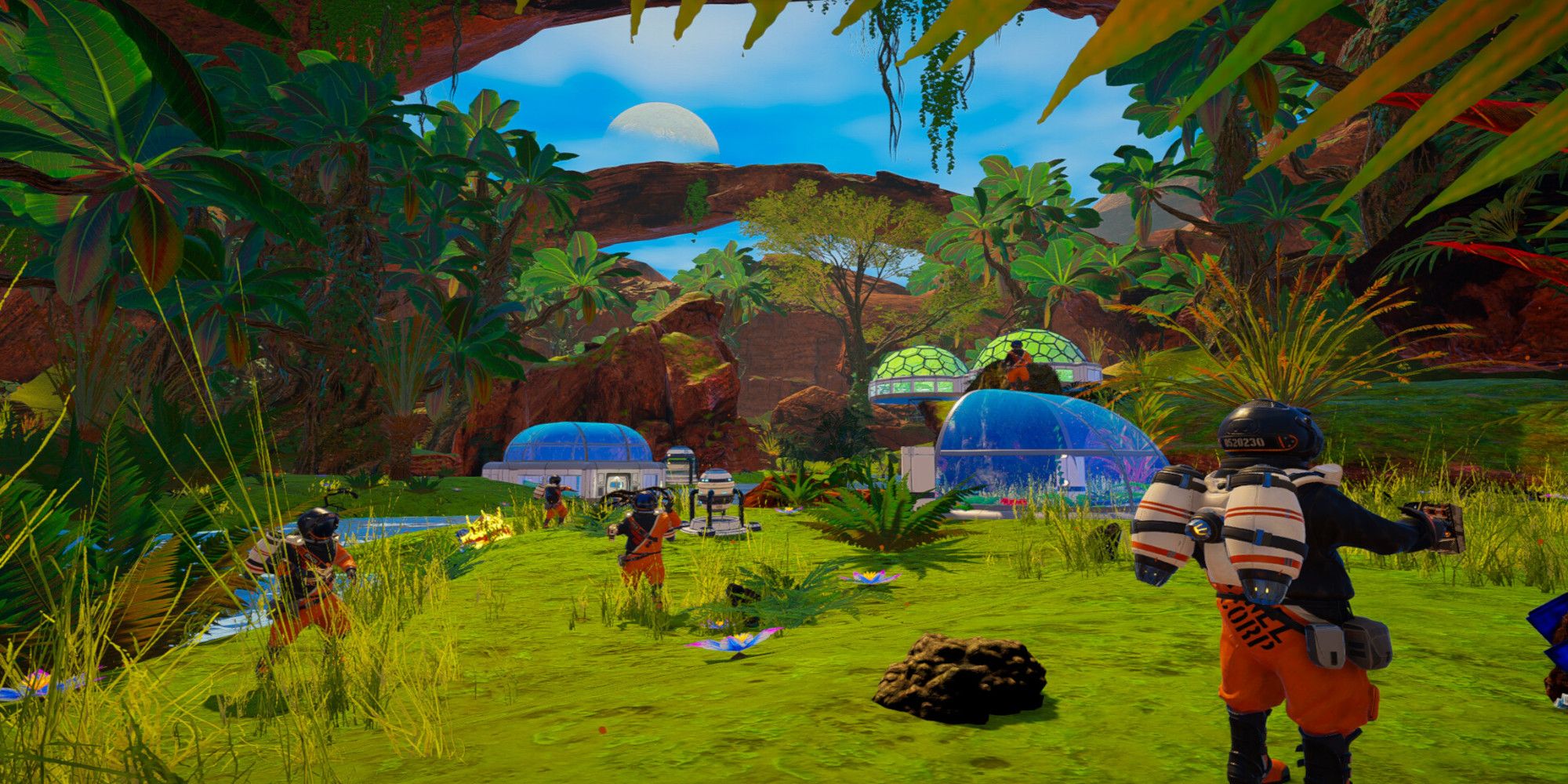 Planet Crafter Bubble Houses and Working the land