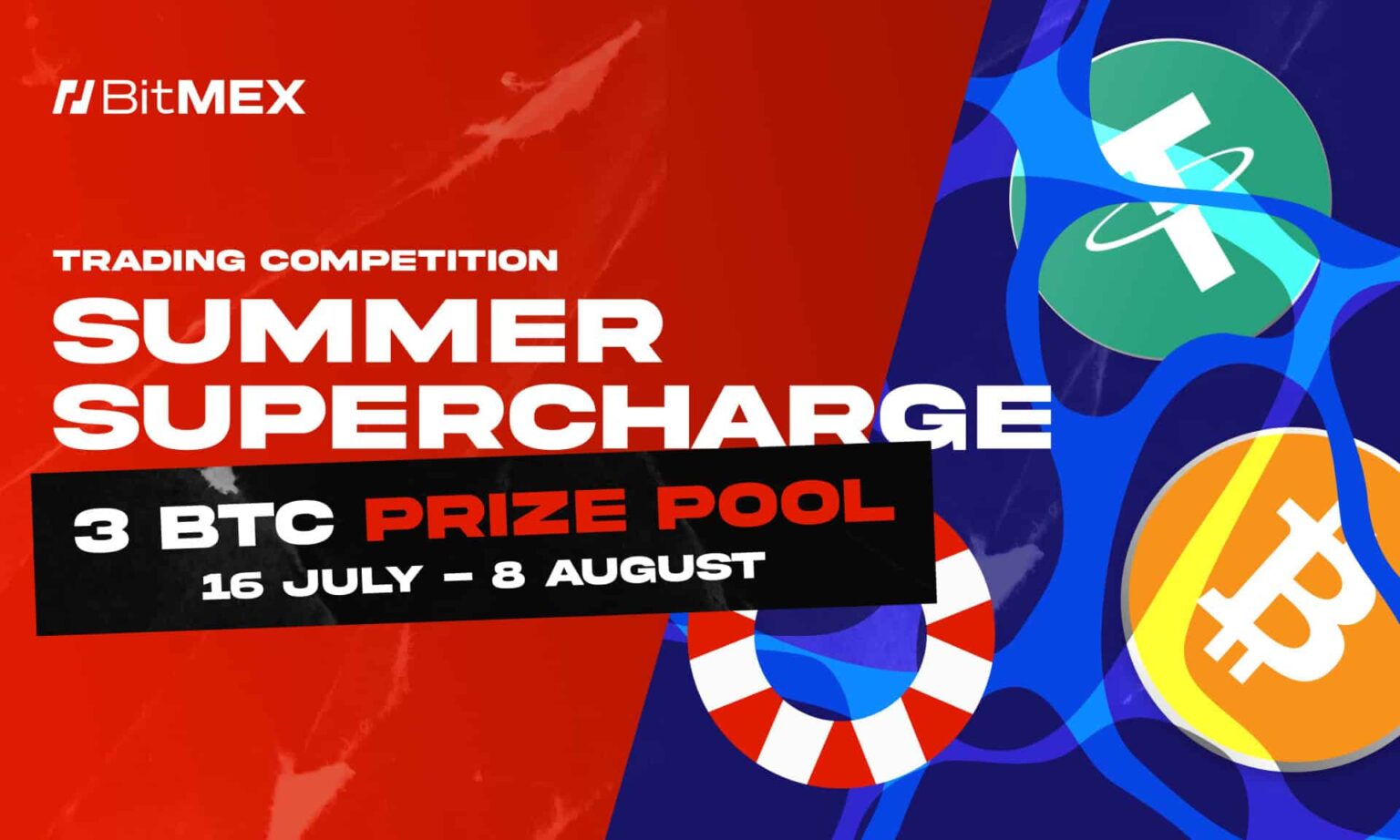 BitMEX Summer Supercharge: Trade & Win 3 BTC!