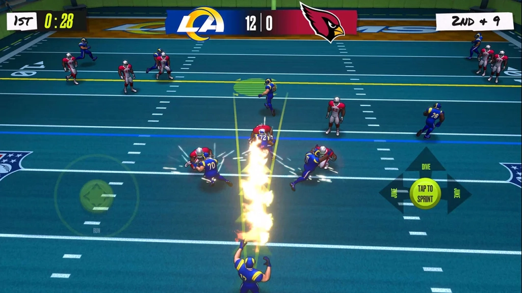 NFL Rivals In-Game Action