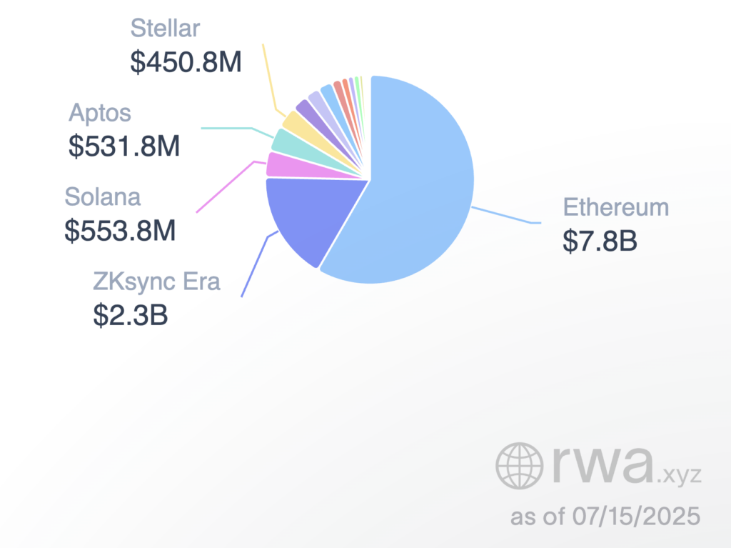 Real world assets by chain (Source: rwa.xyz)