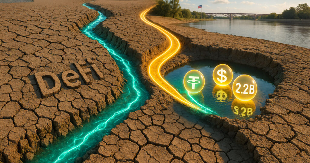 Stablecoin Oasis: DeFi TVL Dries Up
