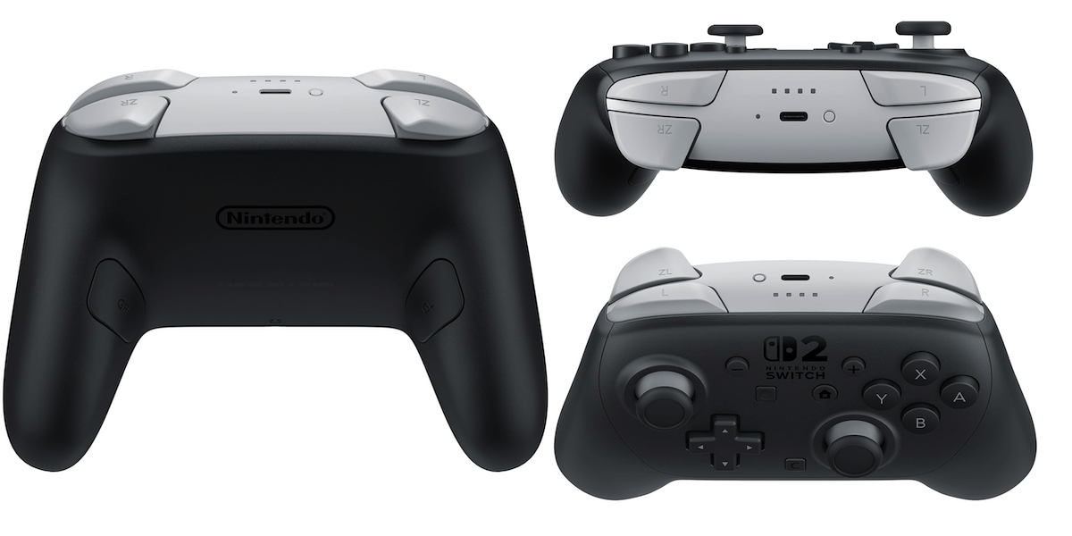 Nintendo's new controller includes two back buttons and redesigned triggers.