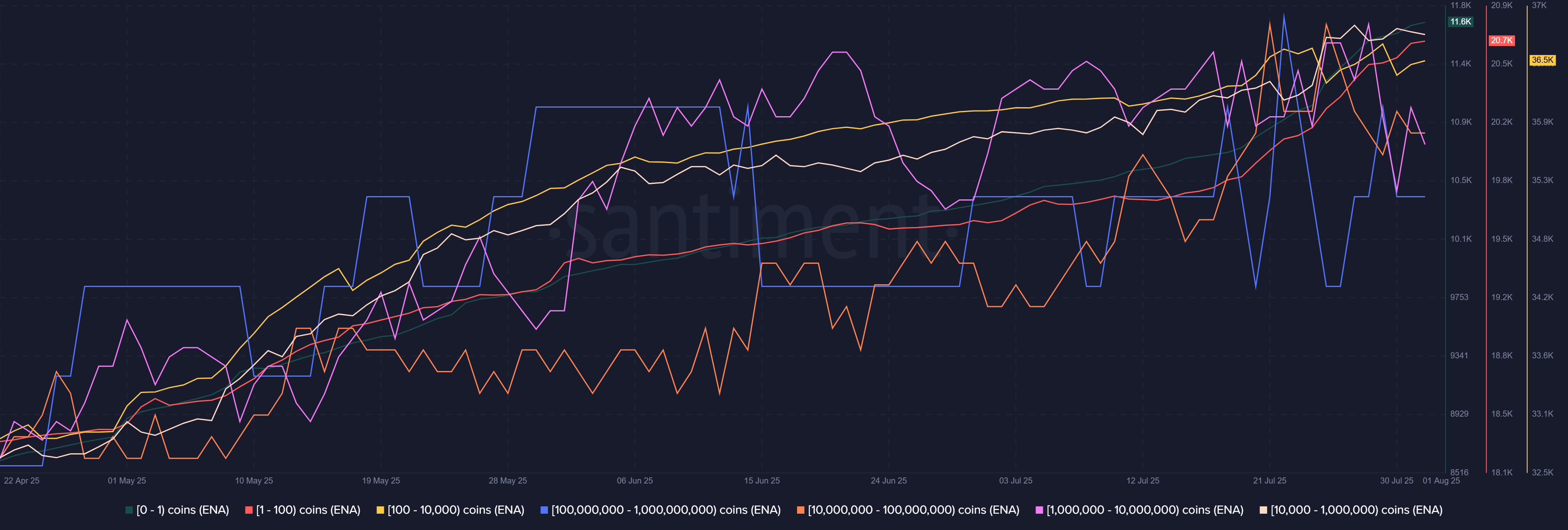 Ethena Supply Distribution