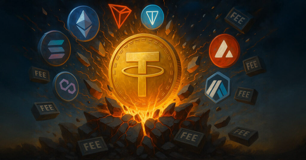 USDT Dominates: Tether’s Fee Frenzy Across Chains