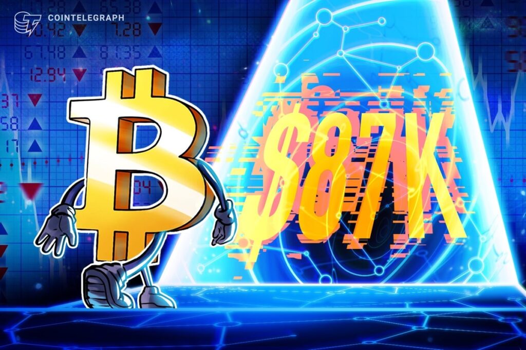 Bitcoin Blasts Back: $87K Retaken!