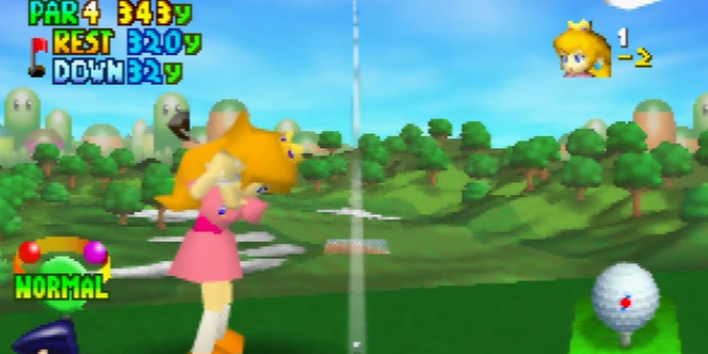 Peach tees up in Mario Golf