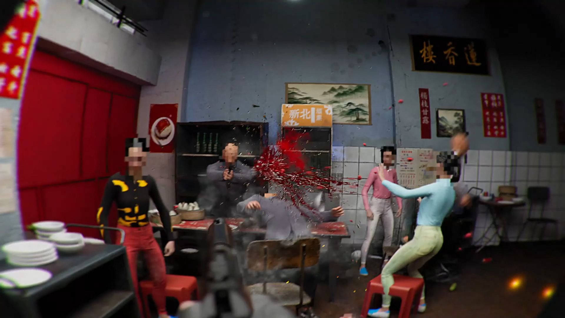 A screenshot from Better Than Dead shows violence.