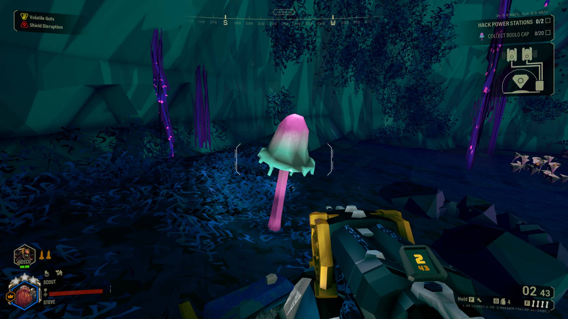 A normal Boolo Cap is spotted in Deep Rock Galactic.
