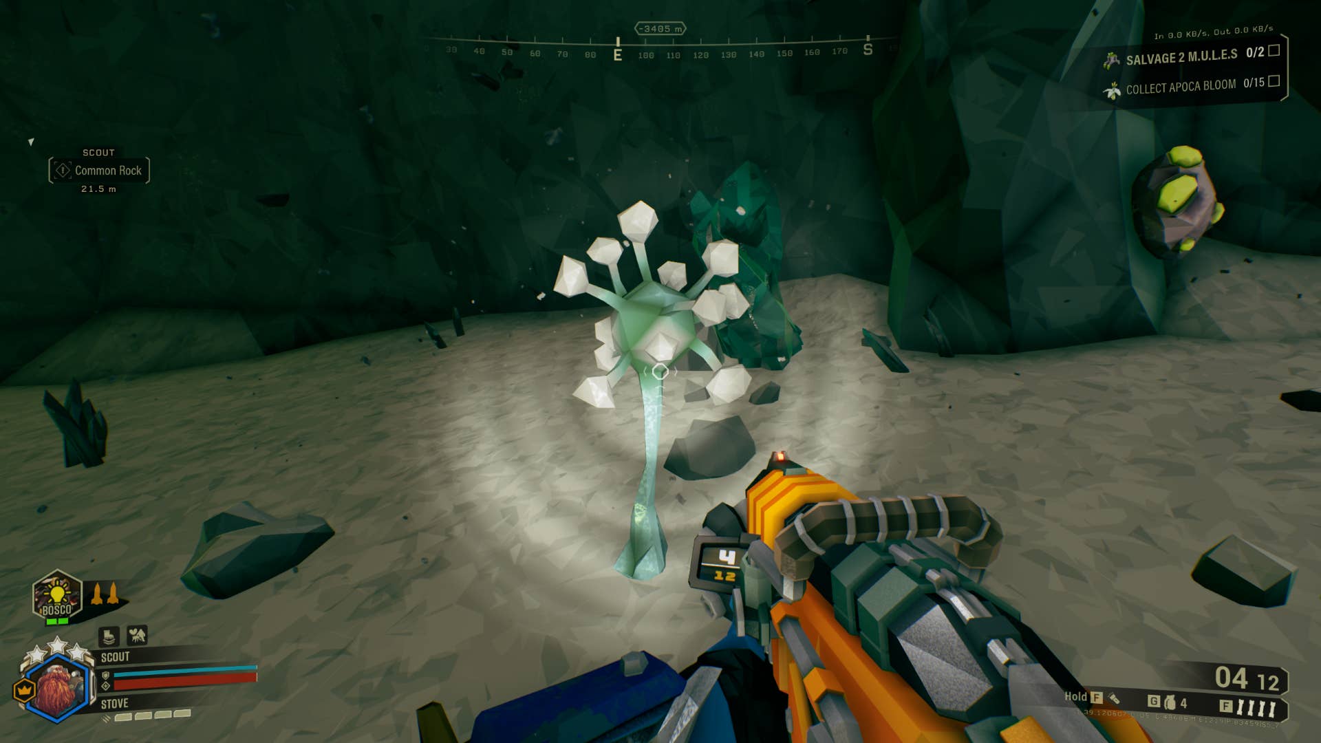 A strange alien flora specimen from Deep Rock Galactic.