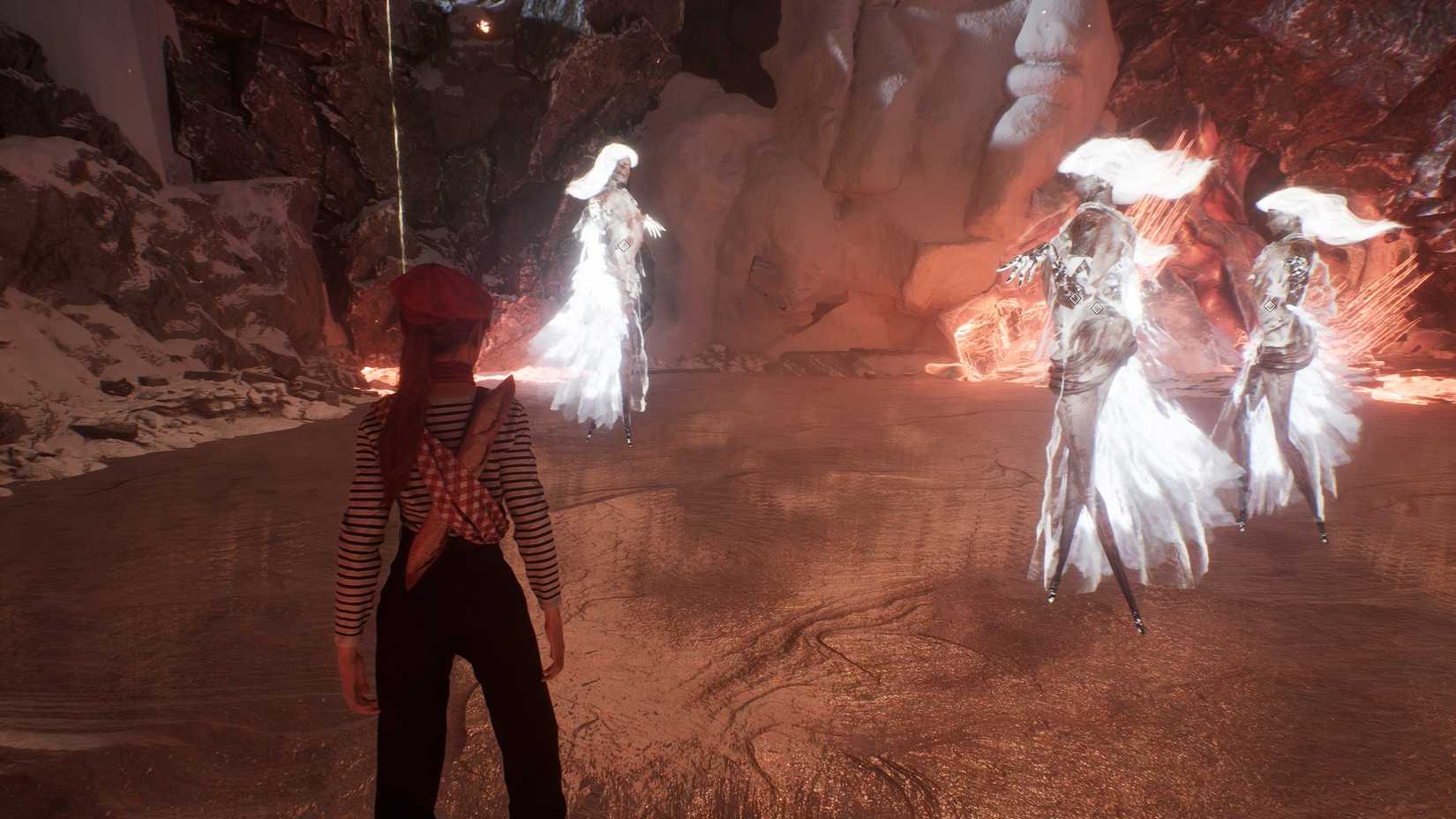 White Nevron Danseuse Teacher and her students in Clair Obscur: Expedition 33