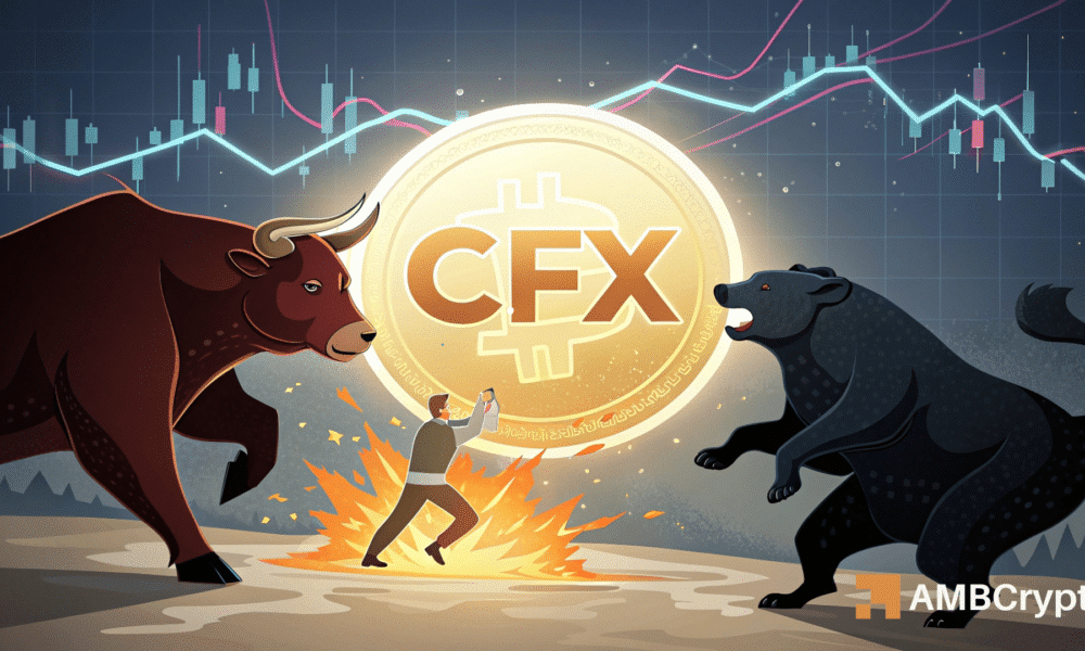 CFX Stalls: 10% Surge Hits Resistance