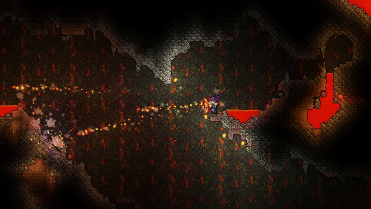 Hellwing Bow in Terraria