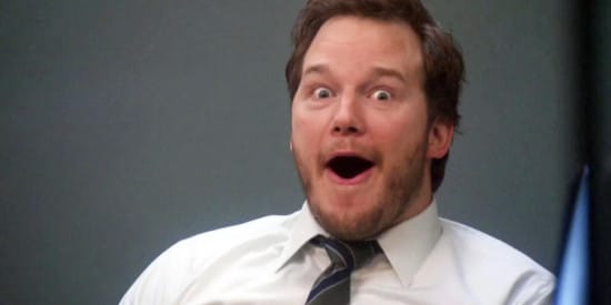 Chris Pratt excited meme
