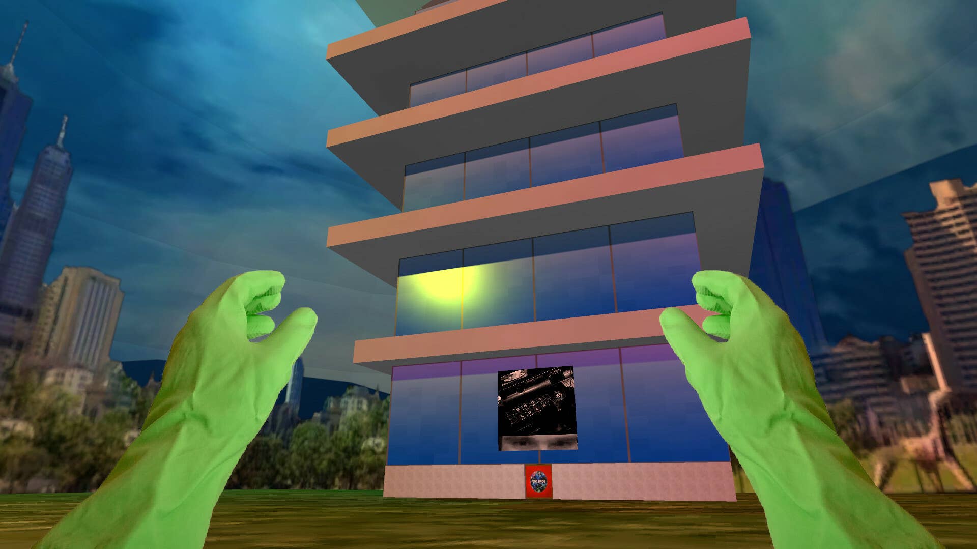 A gallery in THE SOUL OF TOO BIRDS GAME.