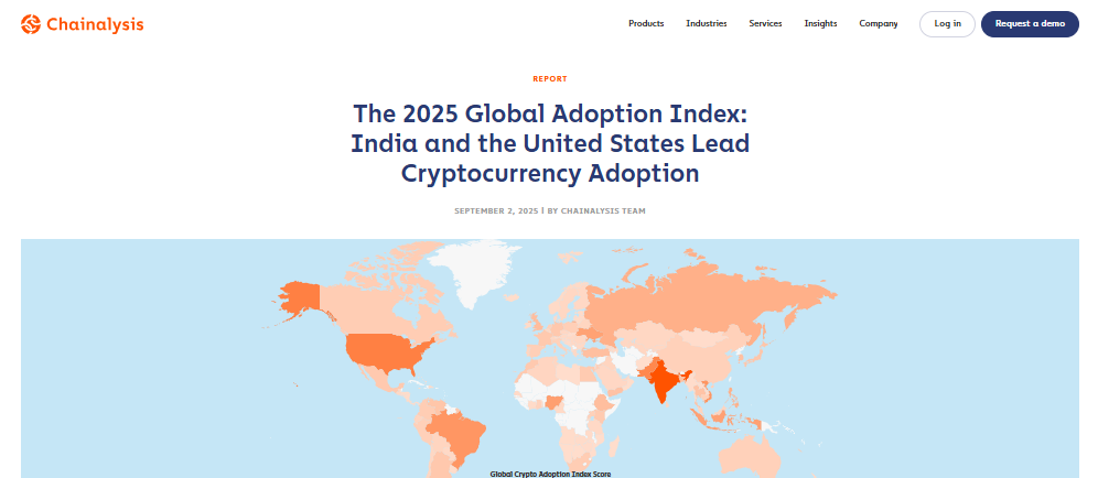 Chainalysis 2025 Global Crypto Adoption Index