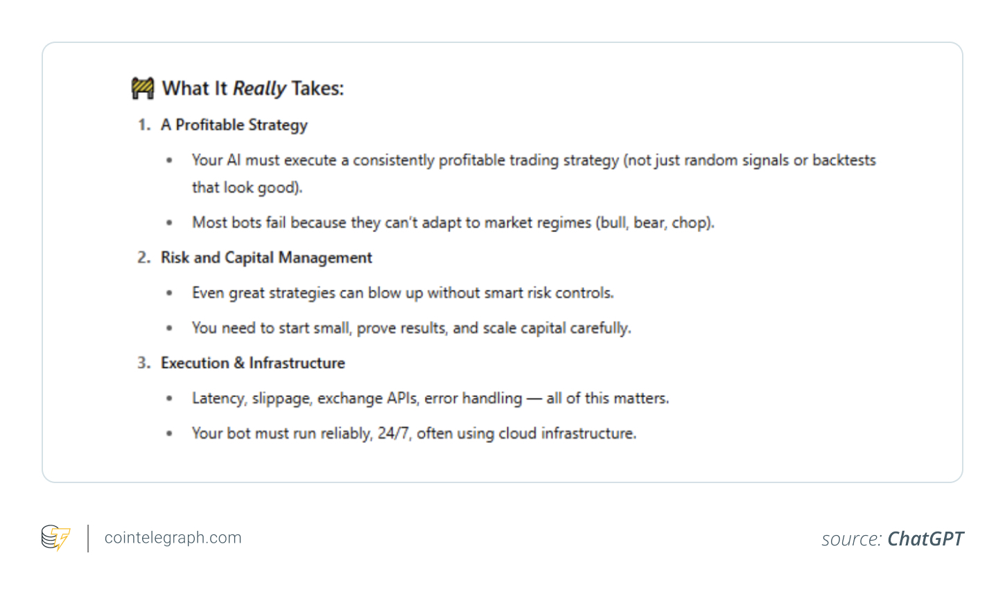 Reality of ChatGPT-powered trading from ChatGPT itself Reality of ChatGPT-powered trading from ChatGPT itself
