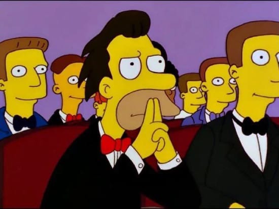 Image of Lenny from the Simpsons looking intrigued
