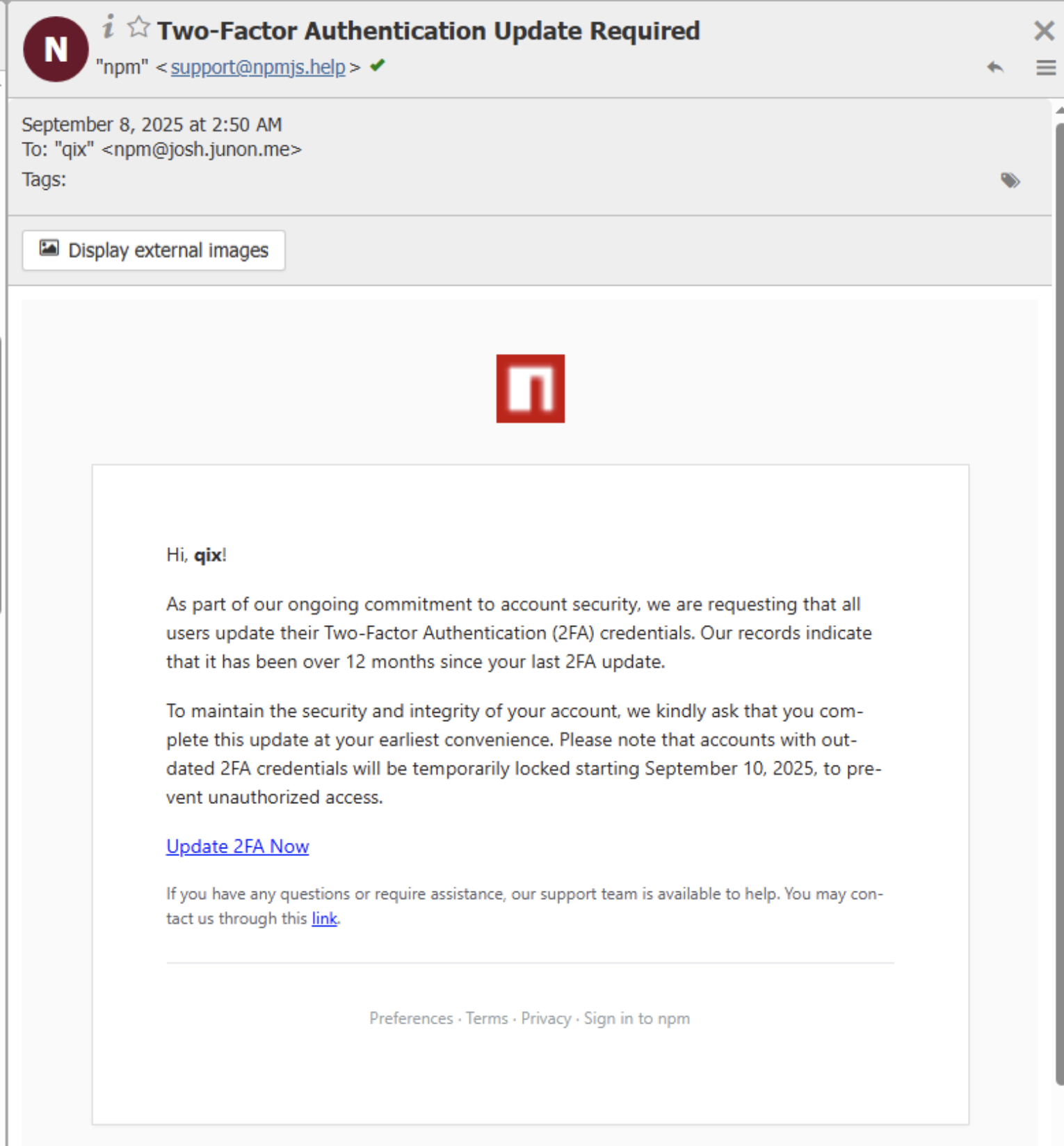 JavaScript, Hackers, Phishing