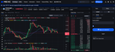 TOSHI/USDT market on MEXC with full chart functionality