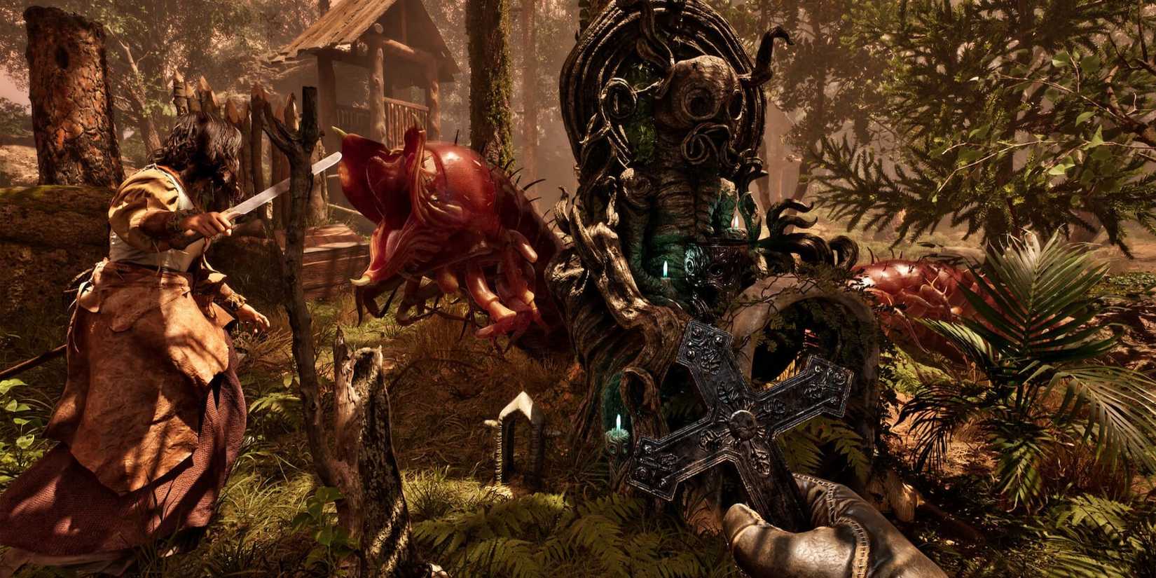 Fighting Enemies in The Mound Omen of Cthulhu