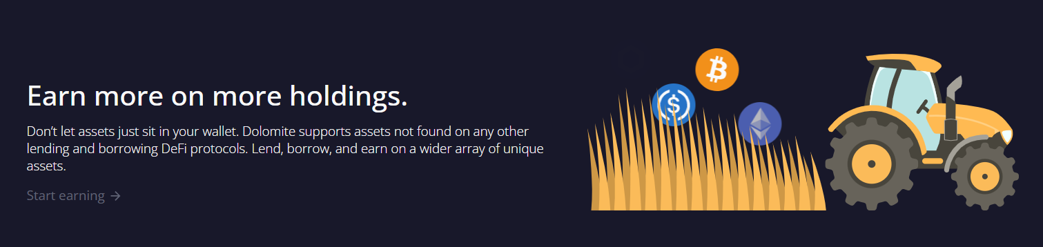 Yield farming on Dolomite