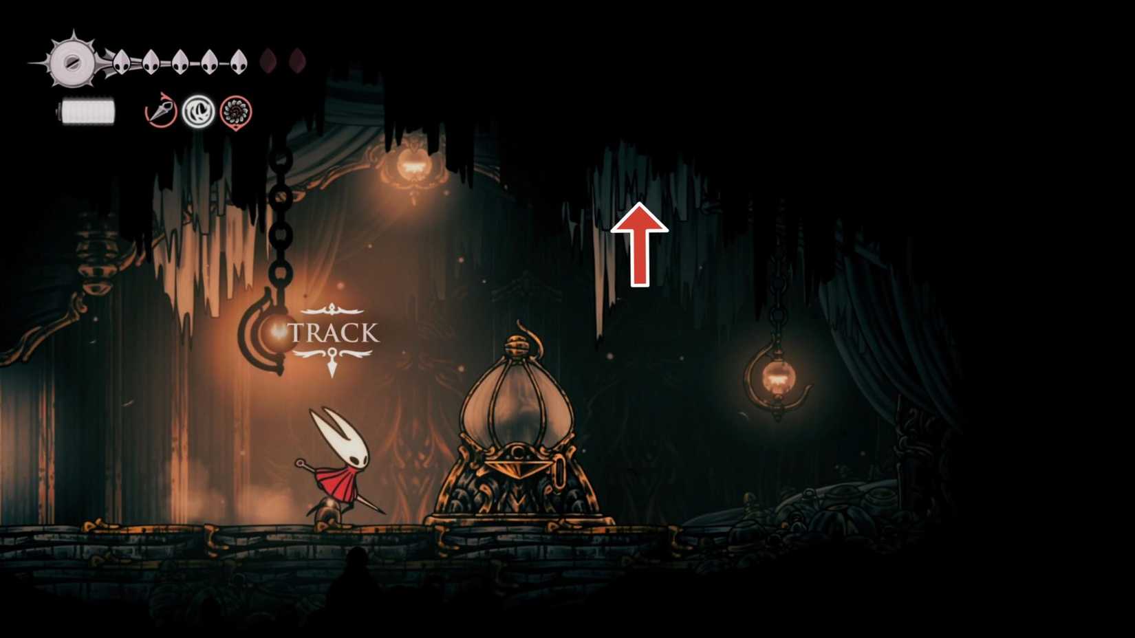 Path leading to Jubilana in Memorium Silksong