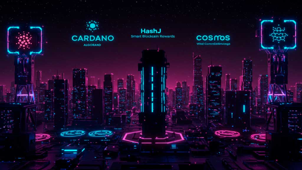 Hashj: Earn Crypto with Cardano, Algorand & Cosmos
