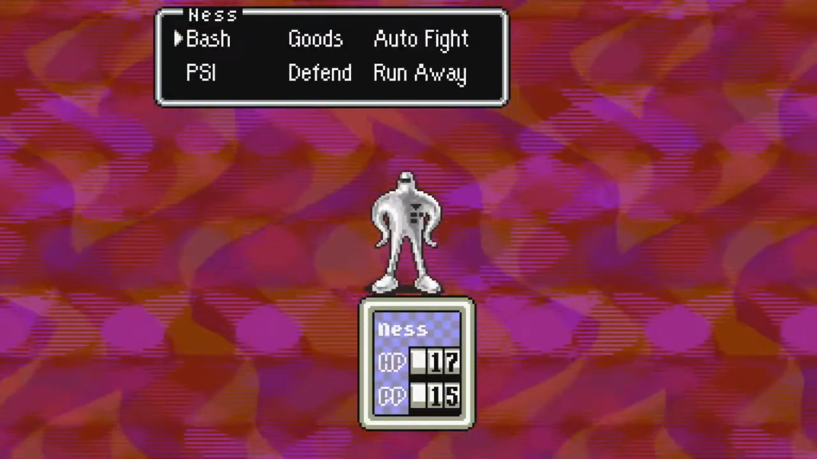 Encountering Starman Junior in Earthbound