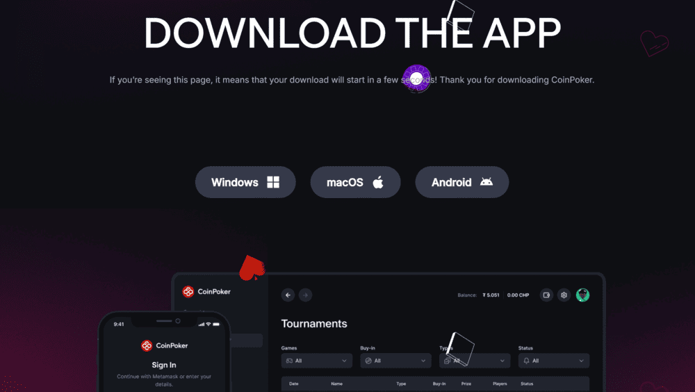 Download CoinPoker
