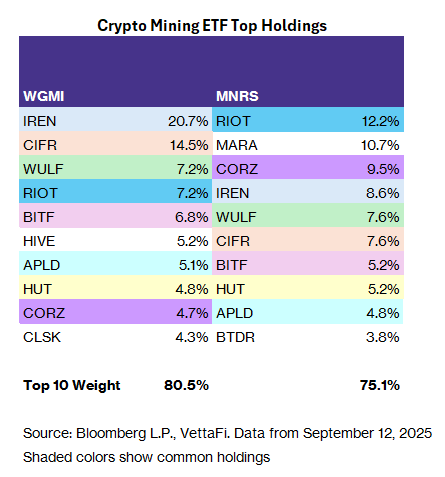 top holdings