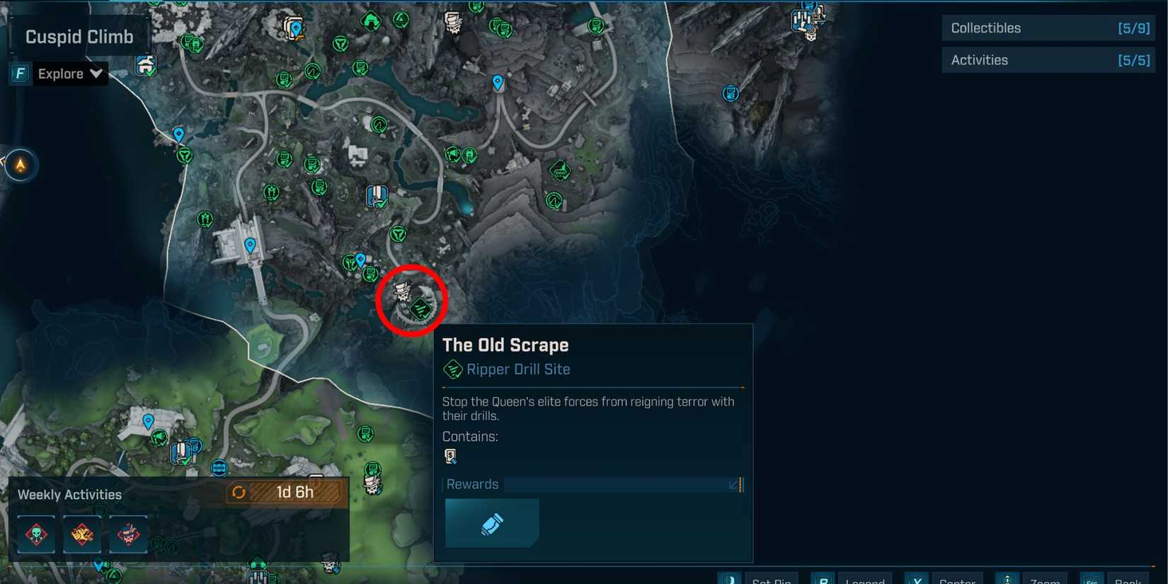 Borderlands 4 Ripper Drill Sites The Old Scrap Map