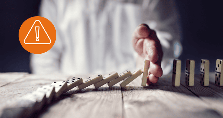 Illustration showing risk management techniques in leveraged crypto trading