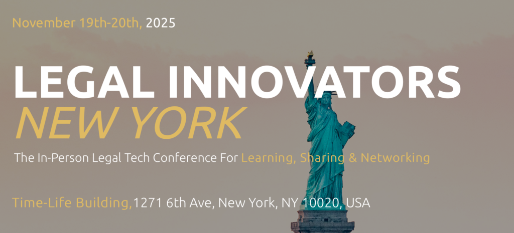 Legal Innovators New York Conference