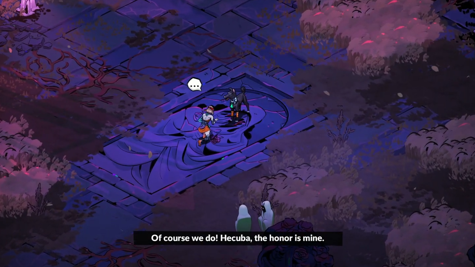 Recruiting Hecuba in Hades 2