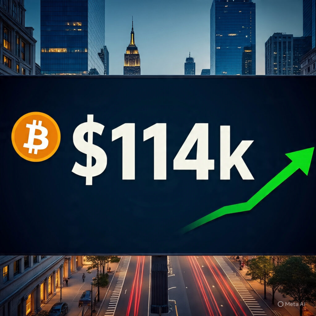 Bitcoin Moonshot: $114K Ignites Fed Pivot Hopes