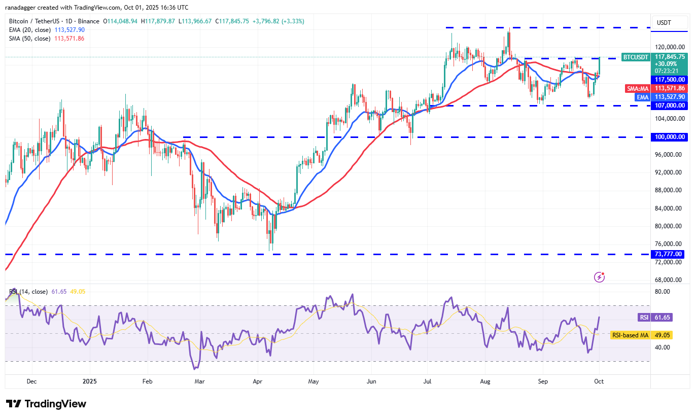 BTC/USDT Price Chart