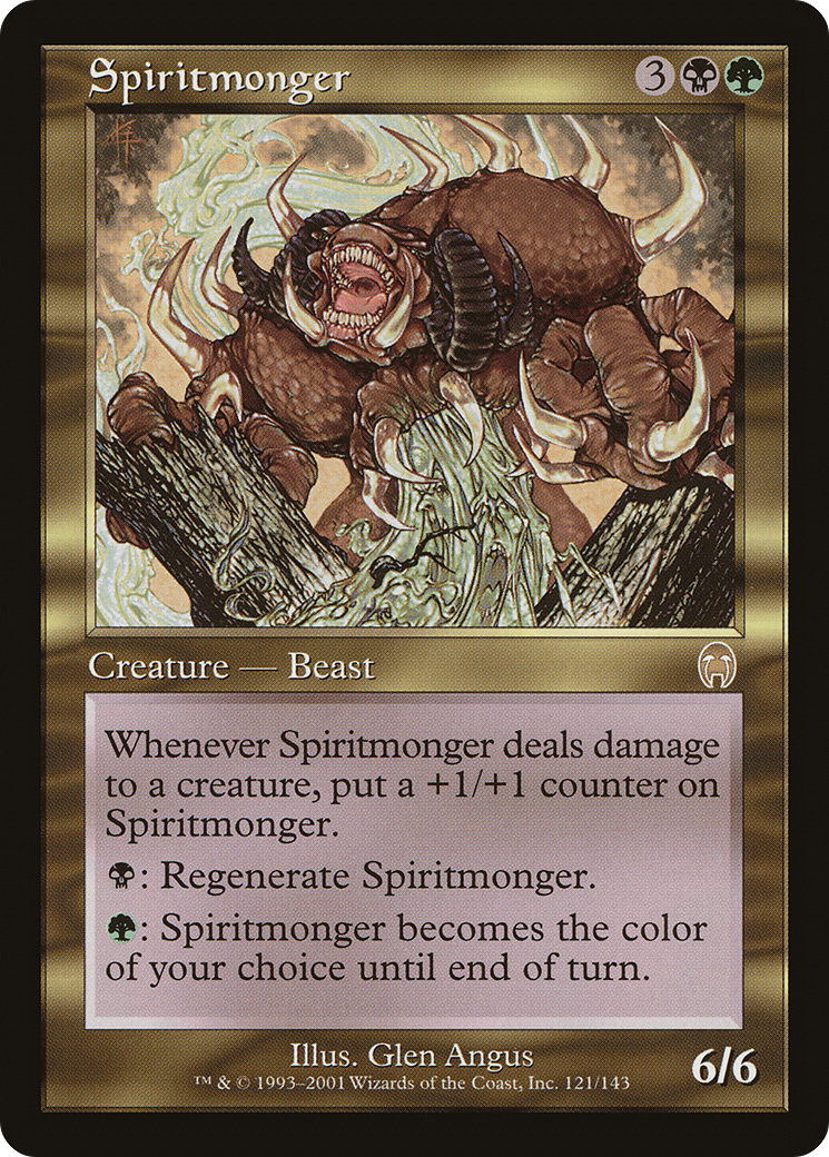 MTG card: spiritmonger