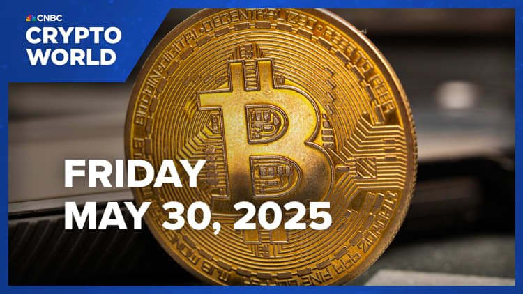 Bitcoin heads for winning month despite return of trade war fears: CNBC Crypto World