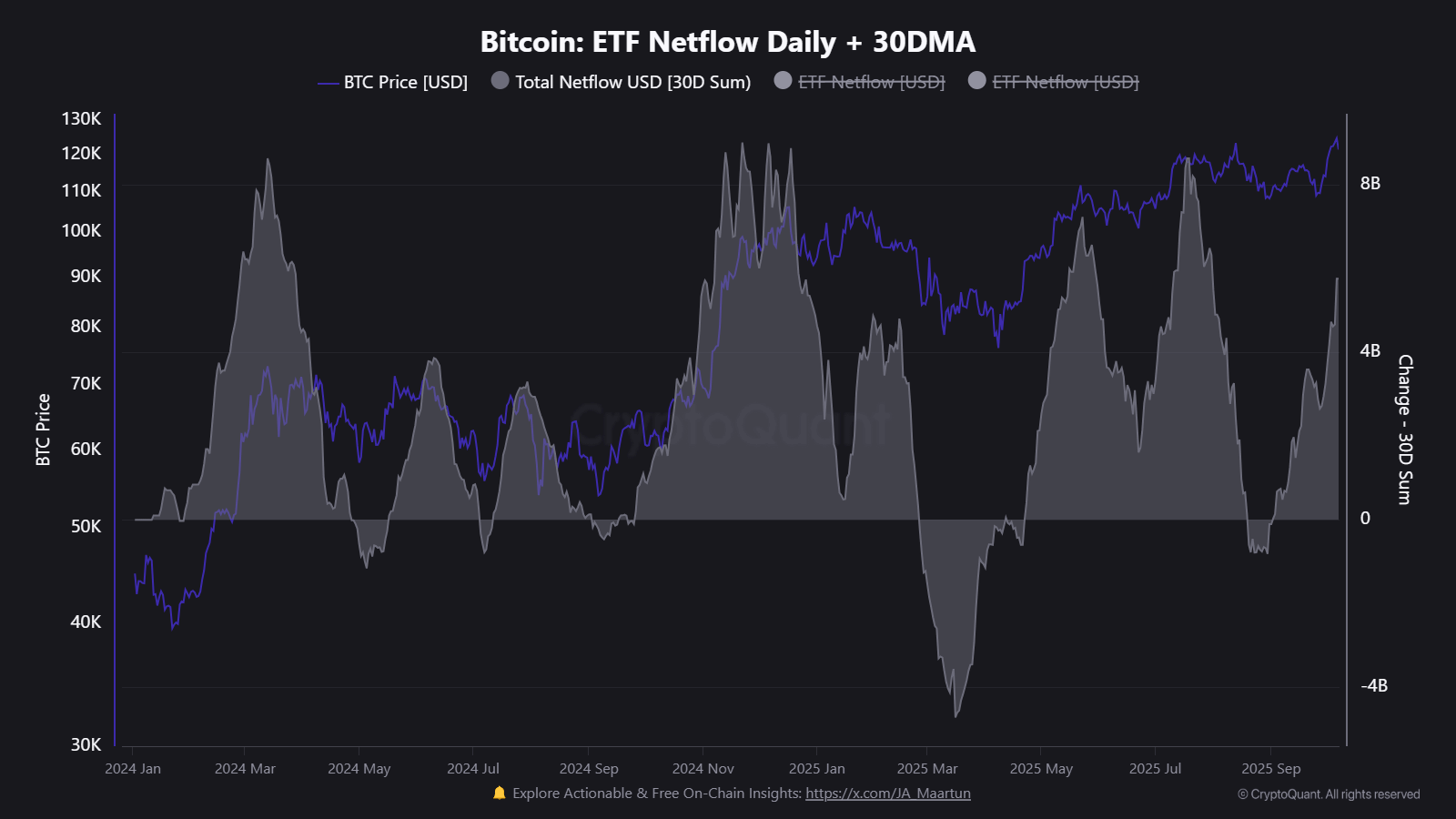 Bitcoin ETFs Netflow