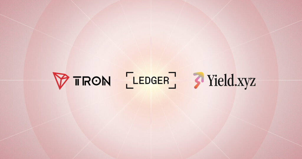 Stake TRX on Ledger Live with Yield.xyz