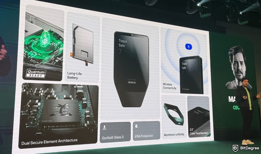Trezor's CEO announces the Trezor Safe 7