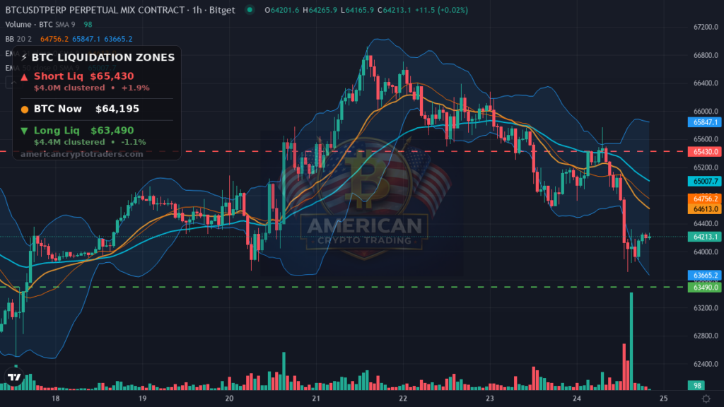 Bitcoin Market Recap — July 24, 2026: Yields Bite, BTC Slips to $64K